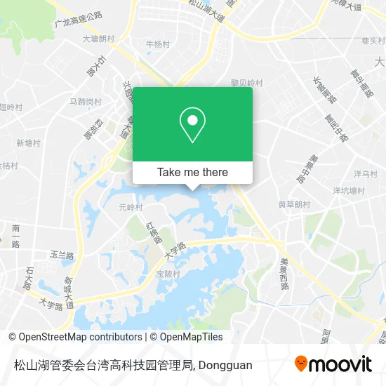 松山湖管委会台湾高科技园管理局 map