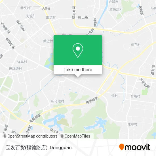宝发百货(福德路店) map