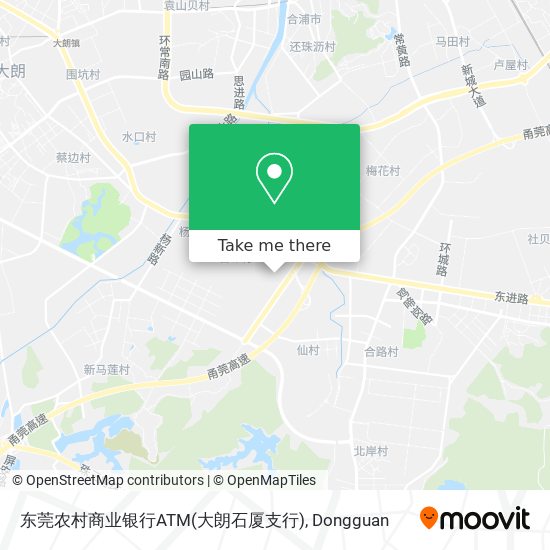东莞农村商业银行ATM(大朗石厦支行) map