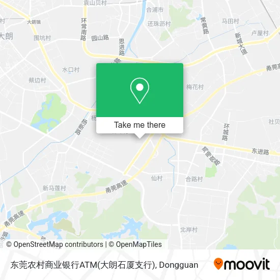 东莞农村商业银行ATM(大朗石厦支行) map