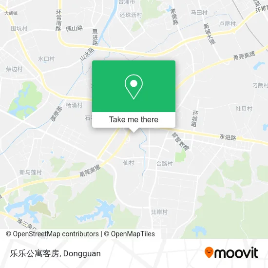 乐乐公寓客房 map