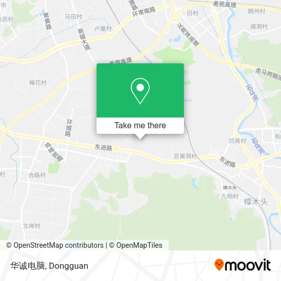 华诚电脑 map