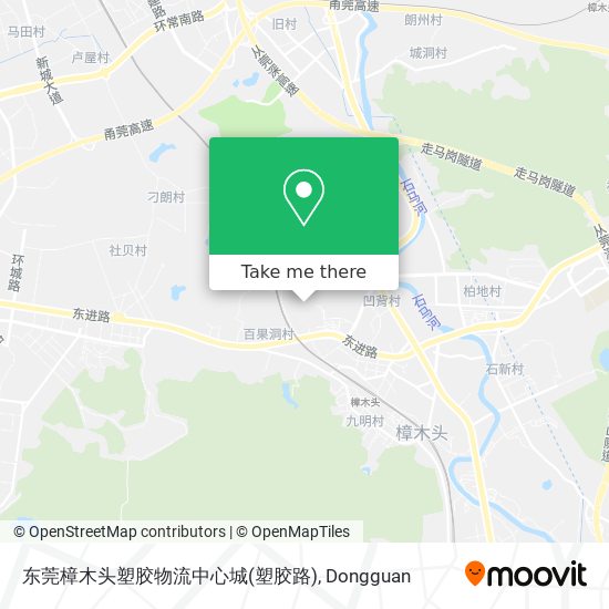 东莞樟木头塑胶物流中心城(塑胶路) map