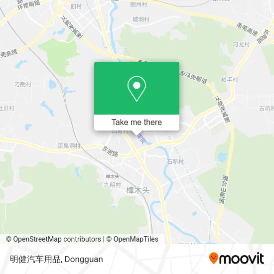 明健汽车用品 map