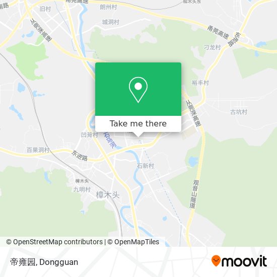 帝雍园 map