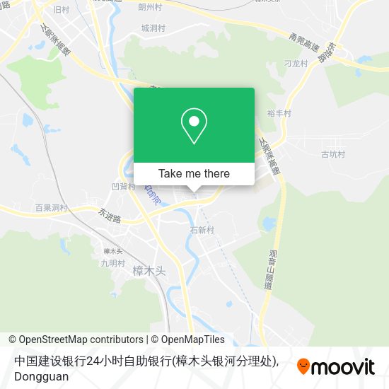 中国建设银行24小时自助银行(樟木头银河分理处) map