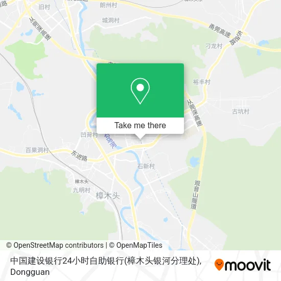 中国建设银行24小时自助银行(樟木头银河分理处) map