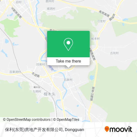 保利(东莞)房地产开发有限公司 map