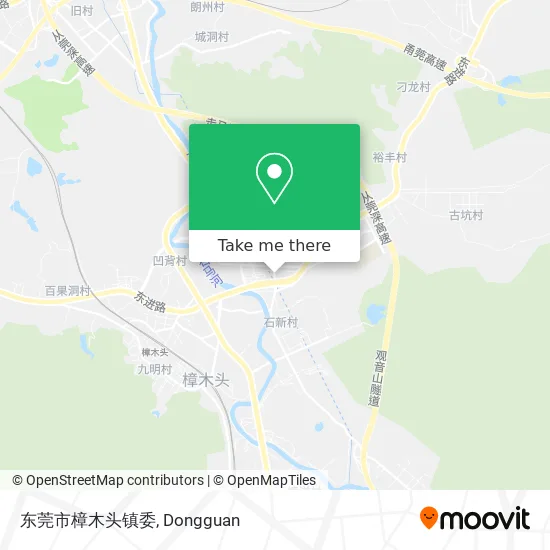 东莞市樟木头镇委 map