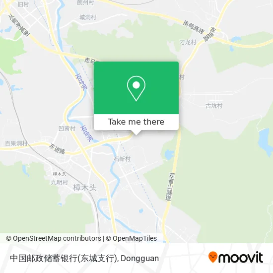 中国邮政储蓄银行(东城支行) map