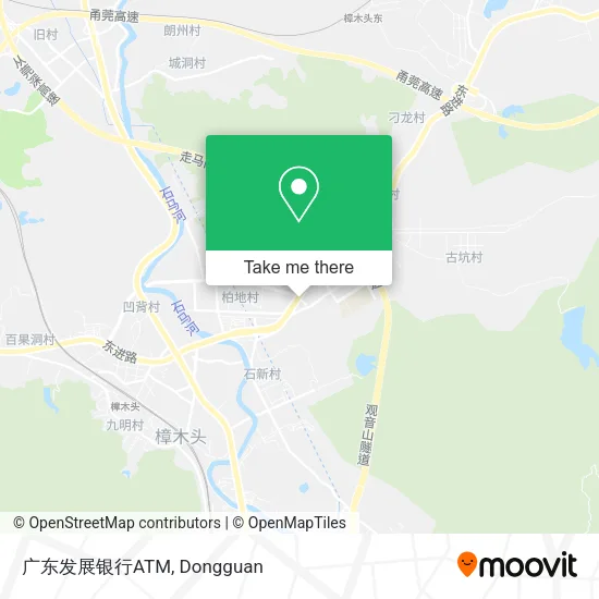 广东发展银行ATM map