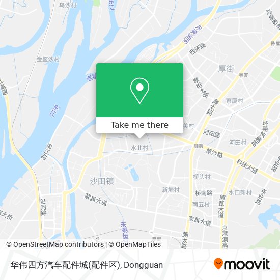 华伟四方汽车配件城(配件区) map