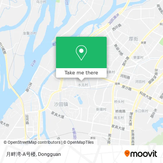 月畔湾-A号楼 map