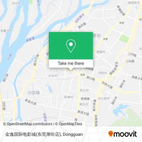 金逸国际电影城(东莞厚街店) map