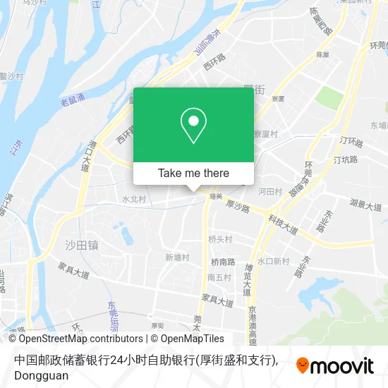 中国邮政储蓄银行24小时自助银行(厚街盛和支行) map