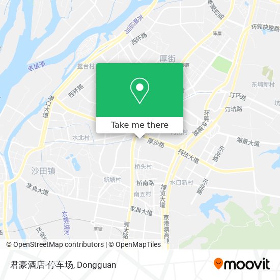 君豪酒店-停车场 map