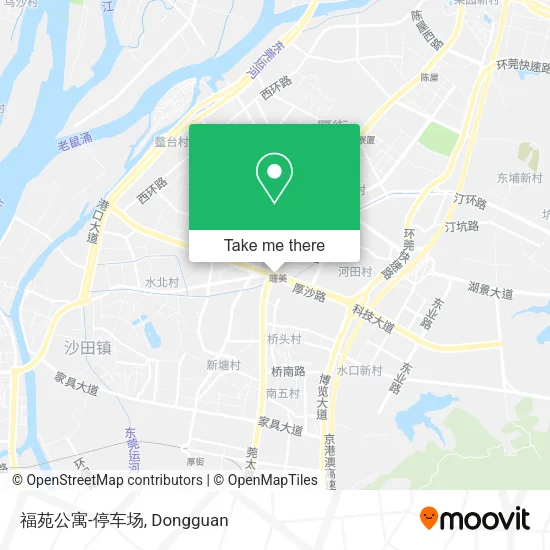 福苑公寓-停车场 map
