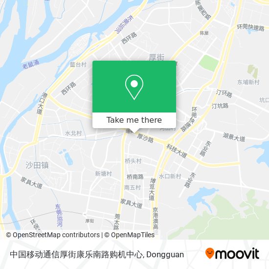 中国移动通信厚街康乐南路购机中心 map