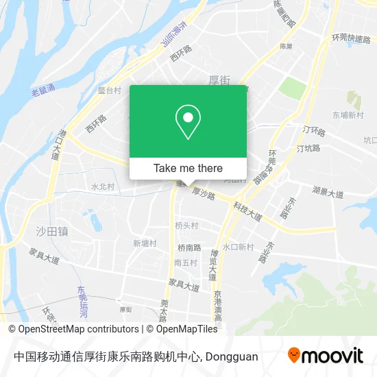 中国移动通信厚街康乐南路购机中心 map
