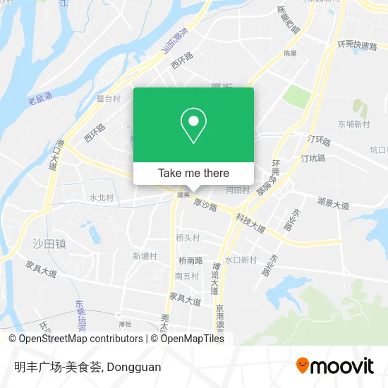 明丰广场-美食荟 map