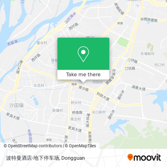 波特曼酒店-地下停车场 map
