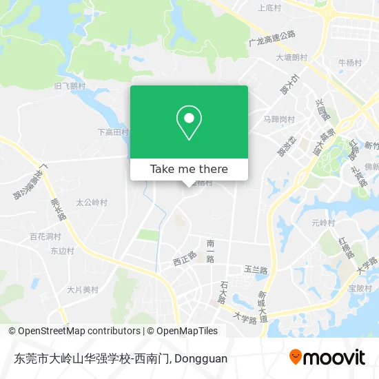 东莞市大岭山华强学校-西南门 map