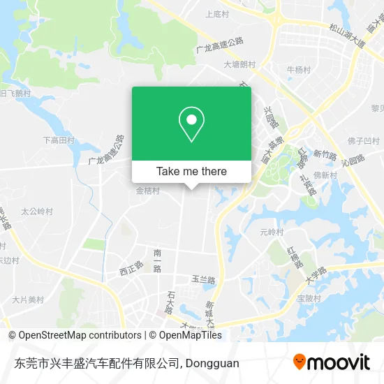 东莞市兴丰盛汽车配件有限公司 map