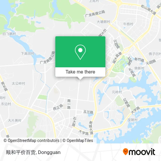 顺和平价百货 map
