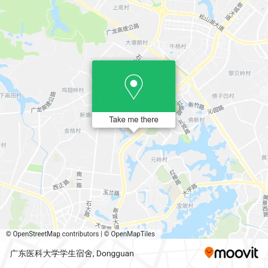 广东医科大学学生宿舍 map