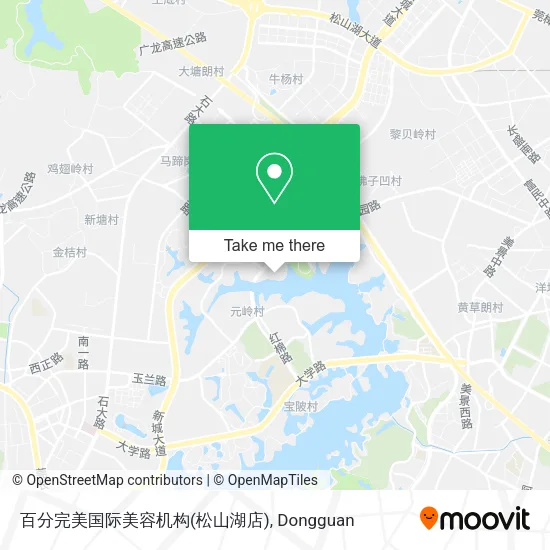 百分完美国际美容机构(松山湖店) map