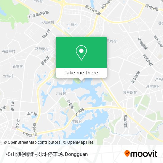 松山湖创新科技园-停车场 map