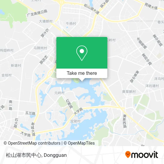 松山湖市民中心 map