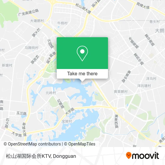 松山湖国际会所KTV map