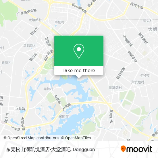 东莞松山湖凯悦酒店-大堂酒吧 map