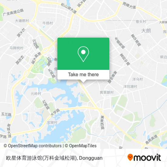 欧星体育游泳馆(万科金域松湖) map