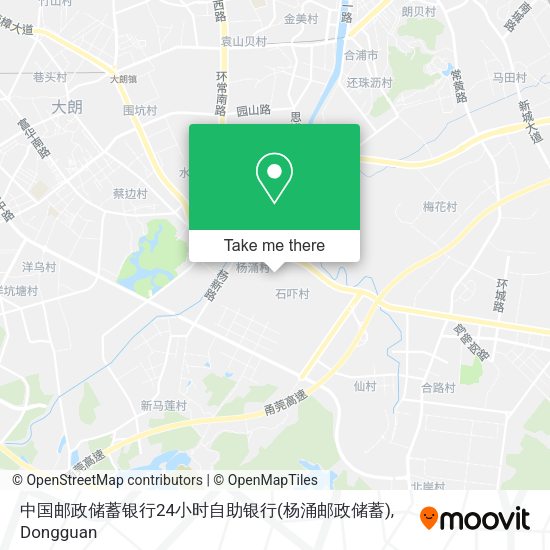 中国邮政储蓄银行24小时自助银行(杨涌邮政储蓄) map