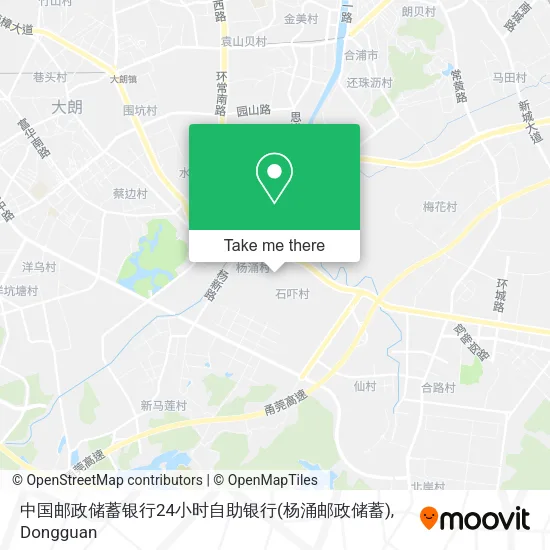 中国邮政储蓄银行24小时自助银行(杨涌邮政储蓄) map