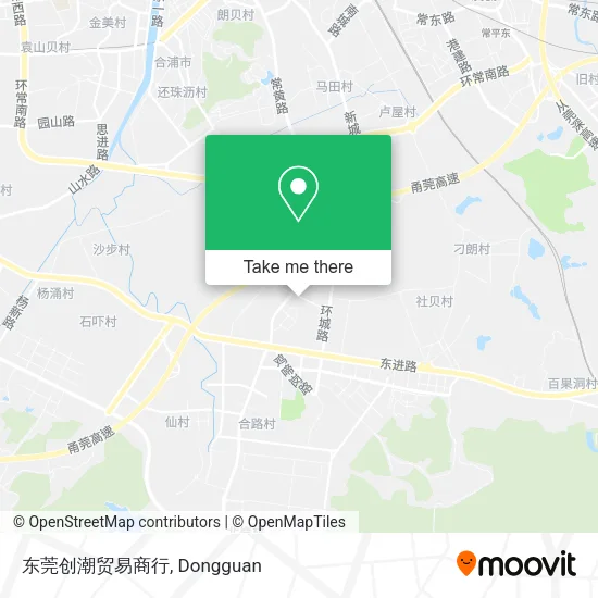东莞创潮贸易商行 map