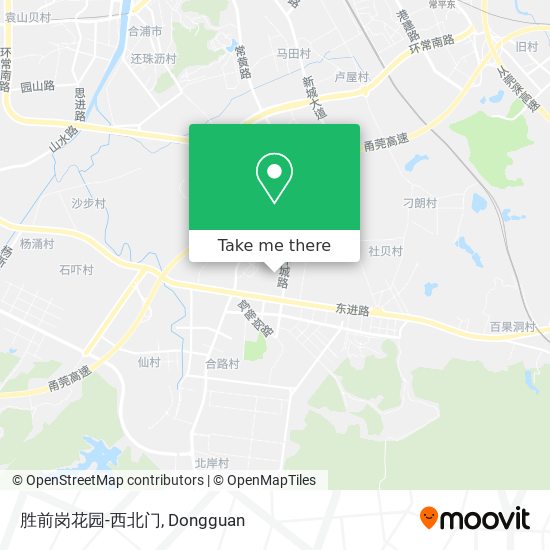 胜前岗花园-西北门 map