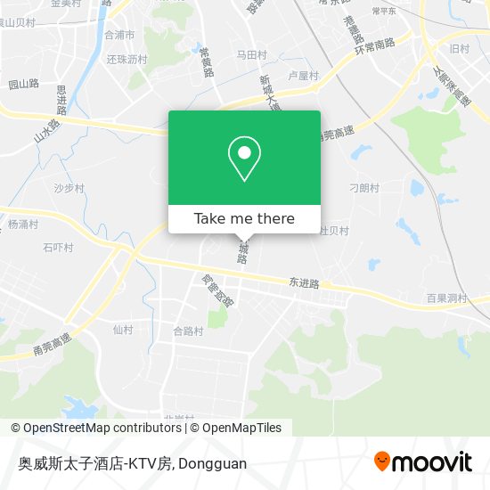 奥威斯太子酒店-KTV房 map