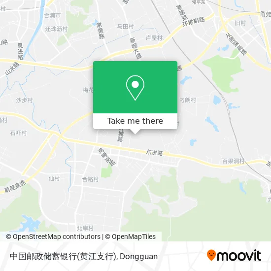 中国邮政储蓄银行(黄江支行) map