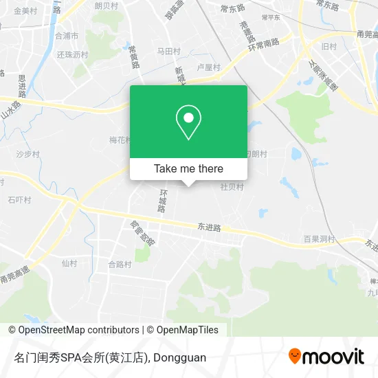 名门闺秀SPA会所(黄江店) map