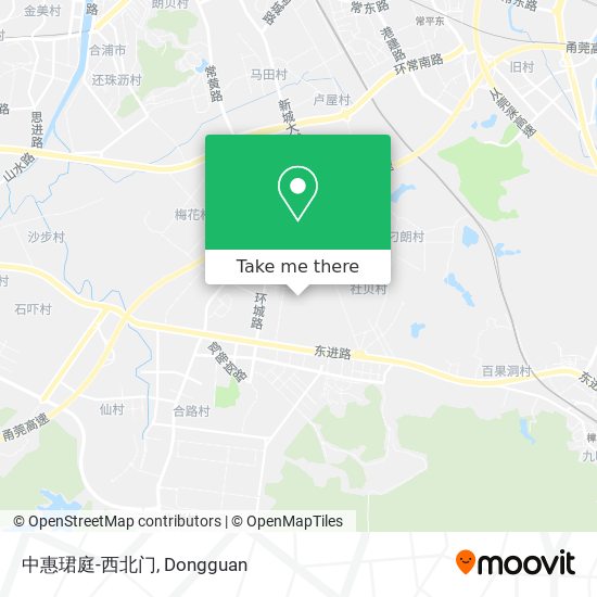 中惠珺庭-西北门 map