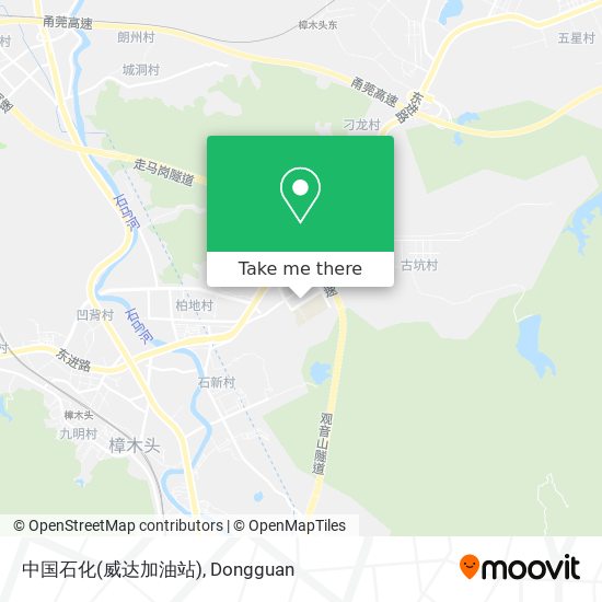 中国石化(威达加油站) map