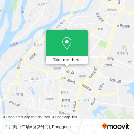 百汇商业广场A座(3号门) map