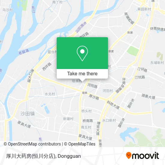 厚川大药房(恒川分店) map