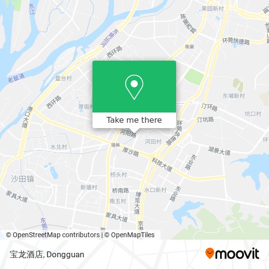 宝龙酒店 map
