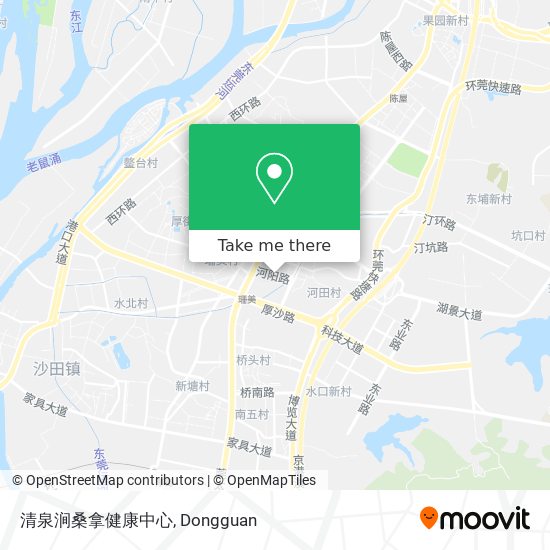 清泉涧桑拿健康中心 map