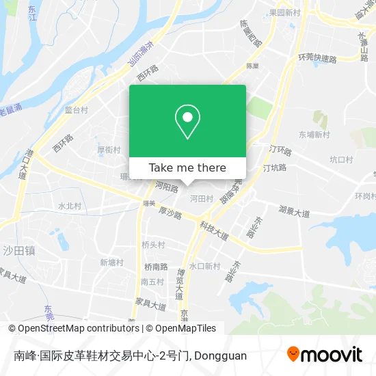 南峰·国际皮革鞋材交易中心-2号门 map