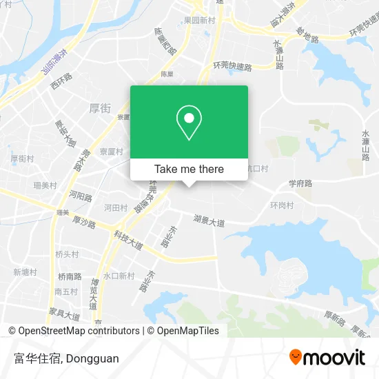 富华住宿 map